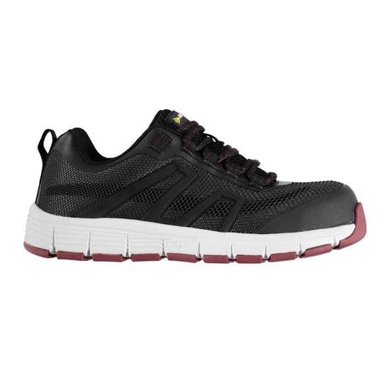 Dunlop Veiligheidsschoenen met stalen neus voor dames van het merk Maine SB (Zwart / Fuchsia) - Image 1