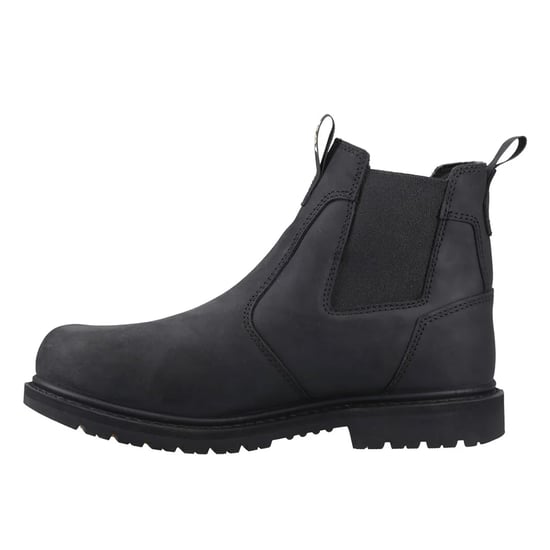 Caterpillar Mens Ager Dealer Leather Occupational Work Boots (Black) - Image 3