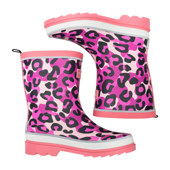 Regatta Childrens/Kids Mudplay III Leopard Print Wellington Boots (Pink Lemonade) - Image 6