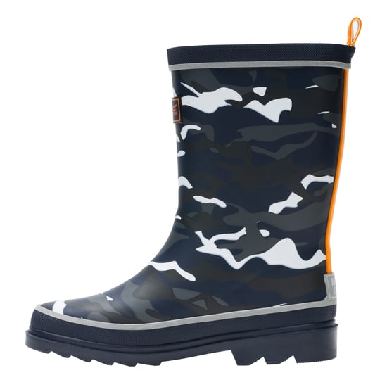 Regatta Childrens/Kids Foxfire Camo Reflective Wellington Boots (Black) - Image 3