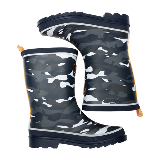Regatta Childrens/Kids Foxfire Camo Reflective Wellington Boots (Black) - Image 6