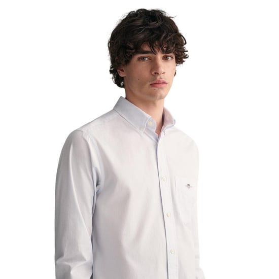 Gant Mens Banker Poplin Shirt (Pale Blue) - Image 1