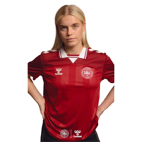 Hummel Womens/Ladies Denmark Home Shirt (Red) - Image 4