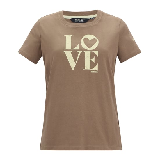 Regatta Womens/Ladies Filandra VX Love T-Shirt (Mocha) - Image 2