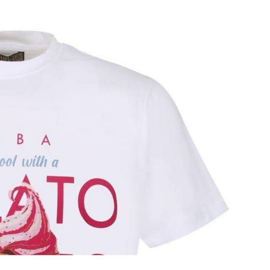 Biba Oversized T-shirt met grafische print voor dames (Crème) - Image 3