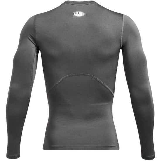Under Armour HeatGear-basislaagshirt voor heren (Grijs) - Image 3