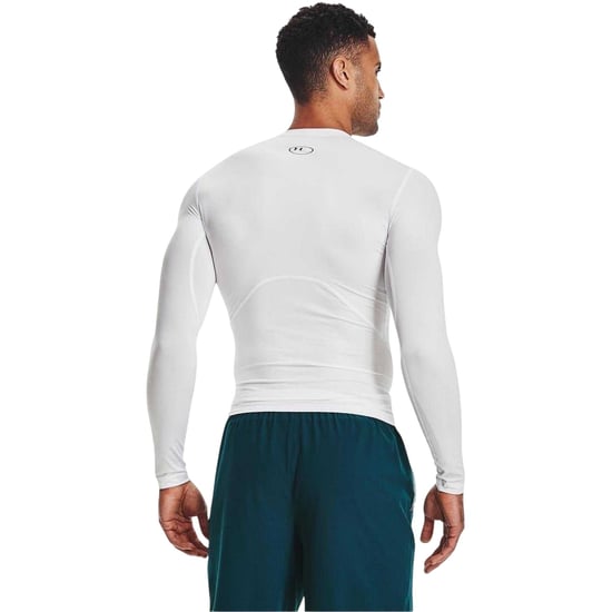 Under Armour HeatGear-basislaagshirt voor heren (Wit) - Image 3