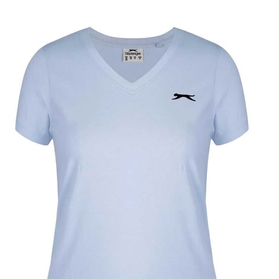 Slazenger Dames/Dames T-Shirt (Lichtblauw/Zwart) - Image 3
