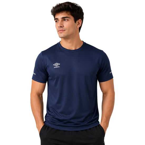 Umbro Sportief T-shirt met ronde hals voor heren (Donkere marine) - Image 1