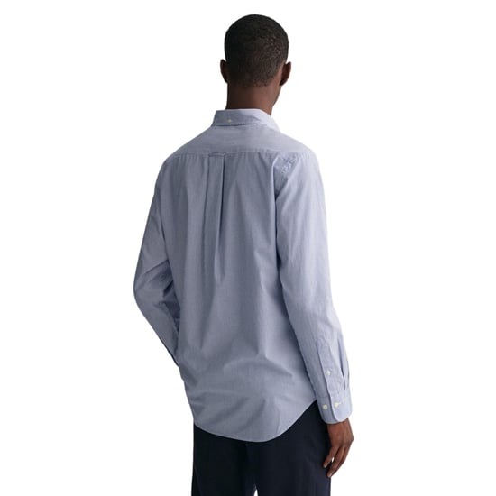 Gant Mens Banker Poplin Shirt (Blue) - Image 3
