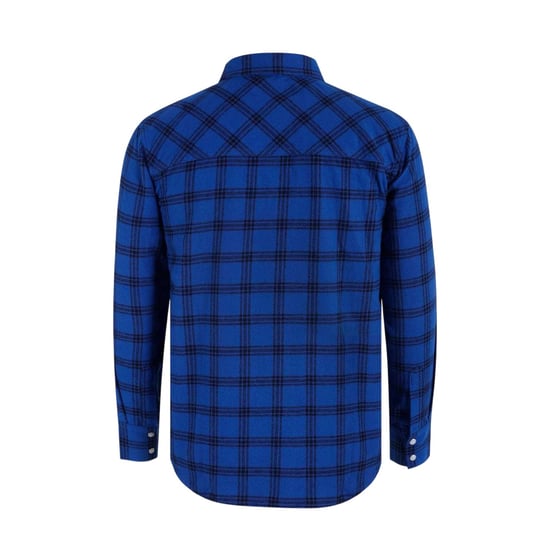 Lee Cooper Herenoverhemd met lange mouwen en ruitjespatroon (Blauw) - Image 2