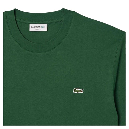 Lacoste Heren Geborduurd T-shirt met logo (Groen) - Image 4