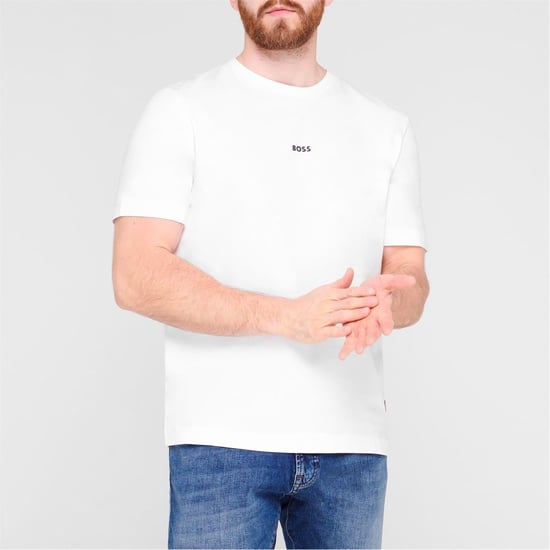 Boss Heren Tchup T-Shirt (Wit) - Image 2