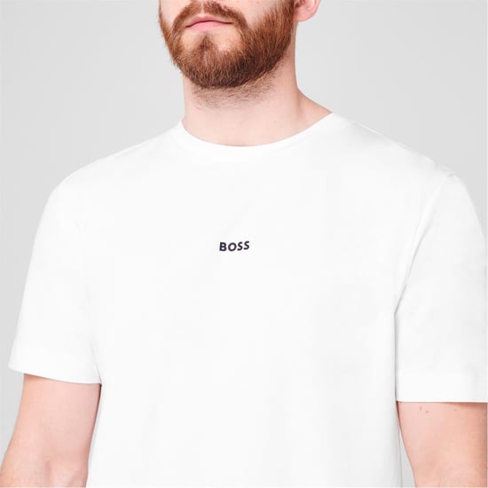 Boss Heren Tchup T-Shirt (Wit) - Image 4