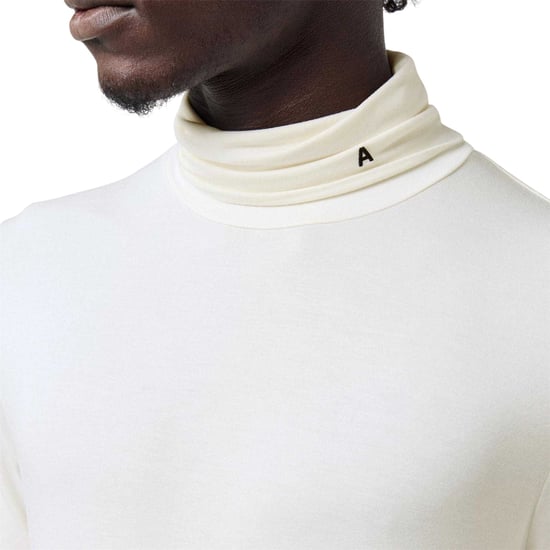 Ambush Heren-T-shirt met lange mouwen en schildpadhals (Wit) - Image 4