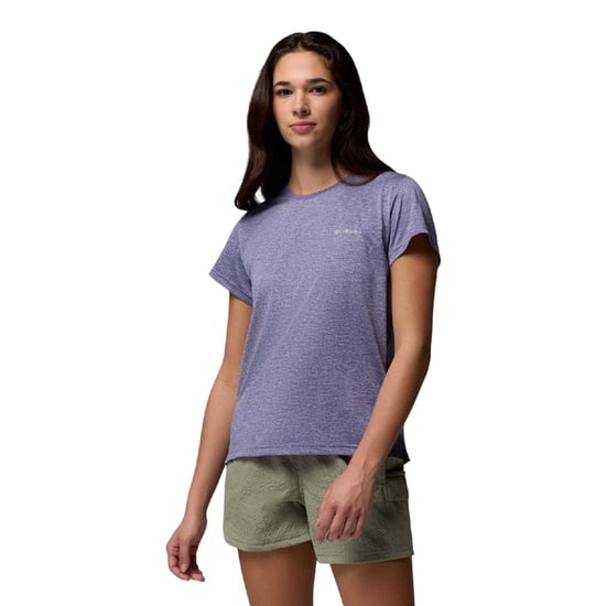 Columbia Womens/Ladies Logo T-Shirt (Light Purple) - Image 1