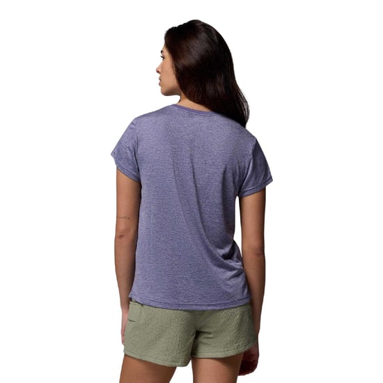 Columbia Womens/Ladies Logo T-Shirt (Light Purple) - Image 2