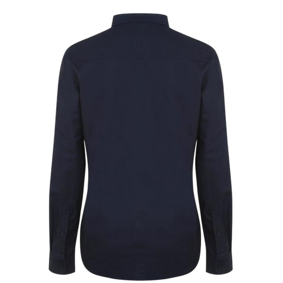 Firetrap Heren Basic Oxford-overhemd van katoen met knoopsluiting (Blauw) - Image 2