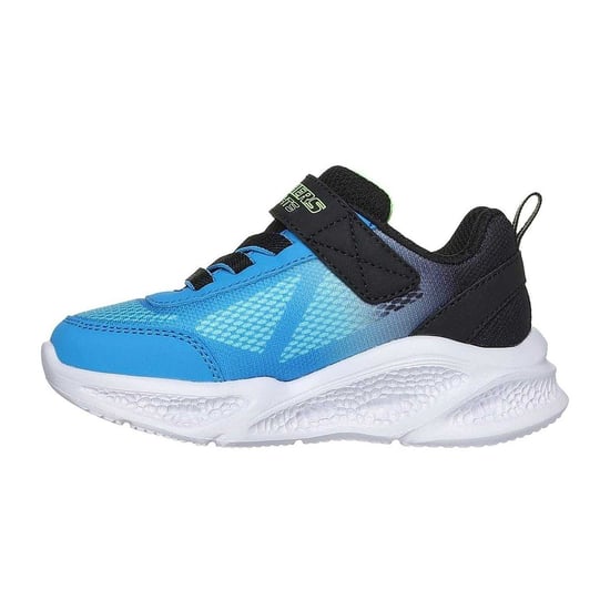 Skechers Lederen sportschoenen voor jongens: S Lights Flex-Glow Bolt (Blauw/Zwart) - Image 2