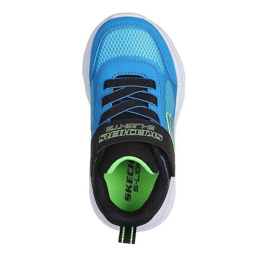 Skechers Lederen sportschoenen voor jongens: S Lights Flex-Glow Bolt (Blauw/Zwart) - Image 3