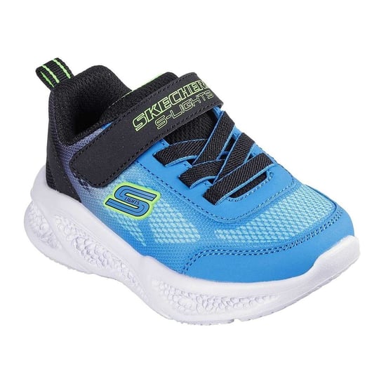 Skechers Lederen sportschoenen voor jongens: S Lights Flex-Glow Bolt (Blauw/Zwart) - Image 4