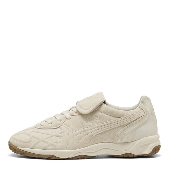 Puma Mens King Suede Round Toe Shoes (Alpine White) - Image 2