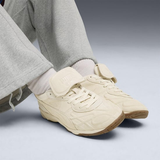 Puma Mens King Suede Round Toe Shoes (Alpine White) - Image 3