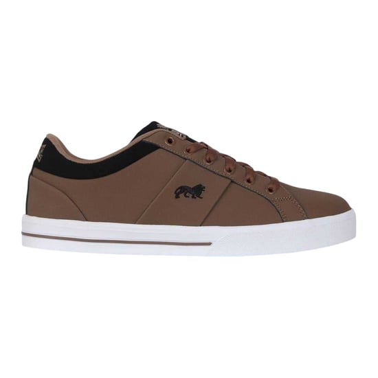 Lonsdale Latimer leren sportschoenen voor heren (Bruin) - Image 1