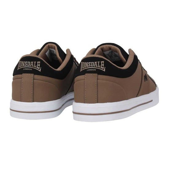 Lonsdale Latimer leren sportschoenen voor heren (Bruin) - Image 2