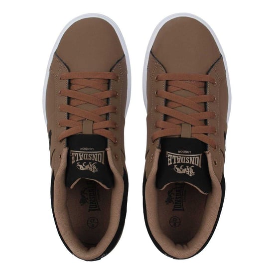 Lonsdale Latimer leren sportschoenen voor heren (Bruin) - Image 4
