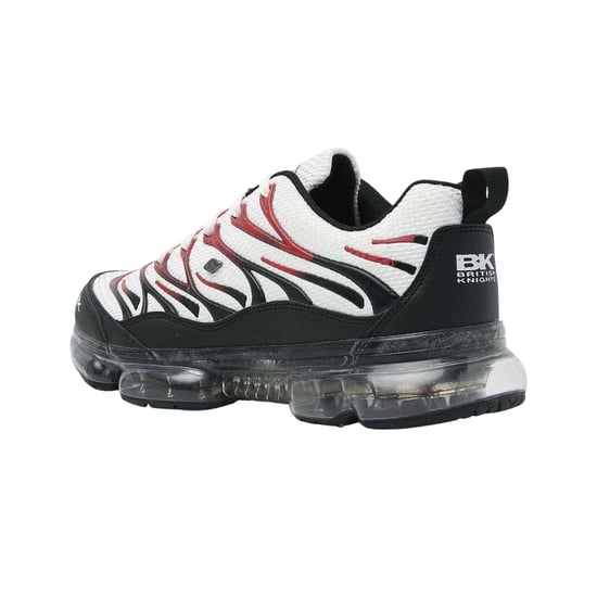 British Knights Urbex-sportschoenen voor heren met mesh en luchtkussens (Wit, Zwart, Rood) - Image 2