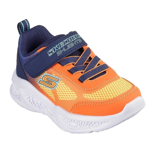 Skechers Lederen sportschoenen voor jongens: S Lights Flex-Glow Bolt (Oranje/Zwaar) - Image 5