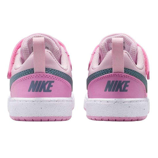 Nike Borough leren sportschoenen voor kinderen/jongeren (Roze/Grijs) - Image 2