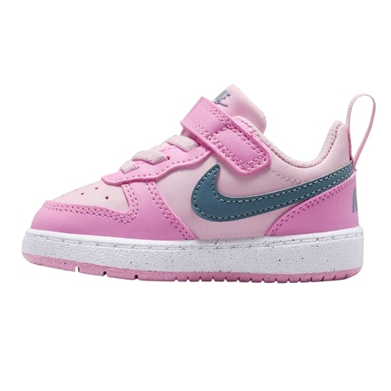 Nike Borough leren sportschoenen voor kinderen/jongeren (Roze/Grijs) - Image 3
