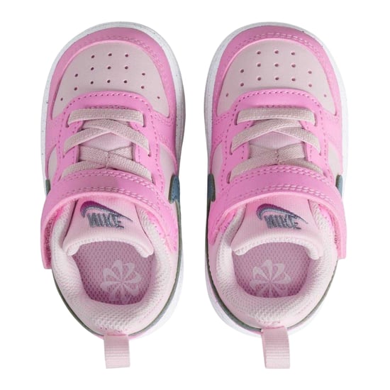 Nike Borough leren sportschoenen voor kinderen/jongeren (Roze/Grijs) - Image 4