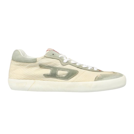 Diesel Heren S-Leroji leren sportschoenen (Antiek Wit) - Image 2