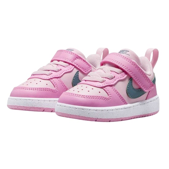 Nike Borough leren sportschoenen voor kinderen/jongeren (Roze/Grijs) - Image 5