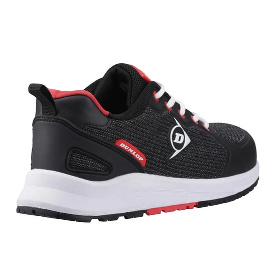 Dunlop Mens T-Max Logo Safety Shoes (Black/Red) - Image 2