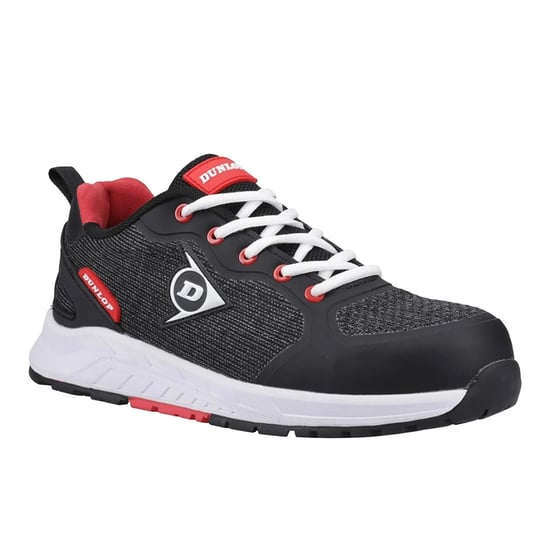 Dunlop Mens T-Max Logo Safety Shoes (Black/Red) - Image 5