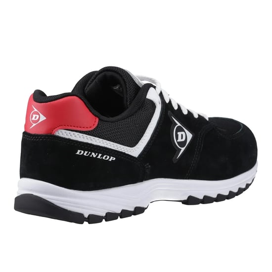 Dunlop Heren Arrow Leren Veiligheidsschoenen (Zwart/rood/wit) - Image 2