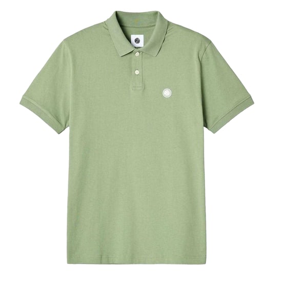 Pretty Green Mens Regular Short-Sleeved Polo Shirt (Light Green) - Image 1