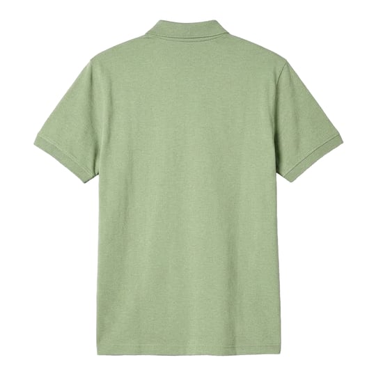 Pretty Green Mens Regular Short-Sleeved Polo Shirt (Light Green) - Image 2