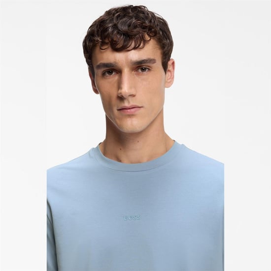 Boss Heren Tchup T-Shirt (Blauw) - Image 3