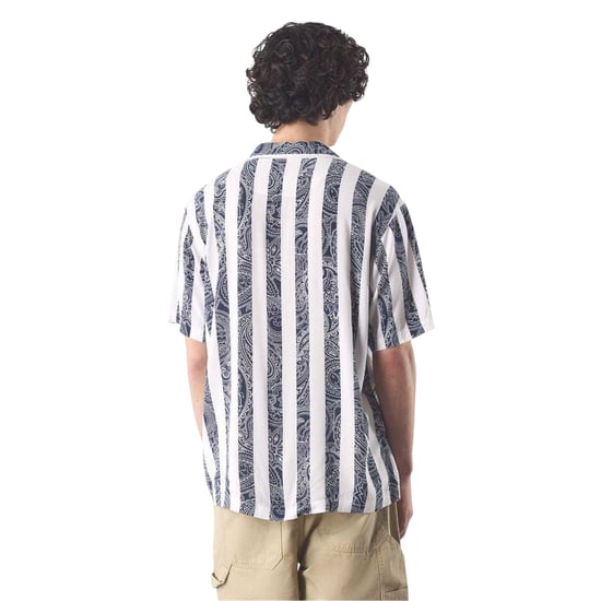 Pretty Green Mens Marshall Regular Short-Sleeved Shirt (Navy) - Image 3