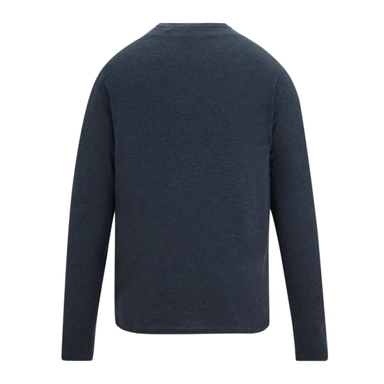 Regatta Mens Maylow Outdoors Long-Sleeved T-Shirt (Navy) - Image 2