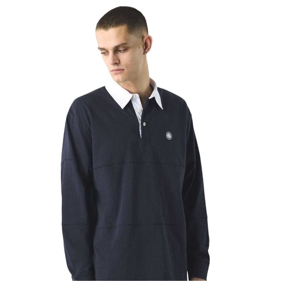 Pretty Green Mens Islington Rugby Shirt (Navy) - Image 2