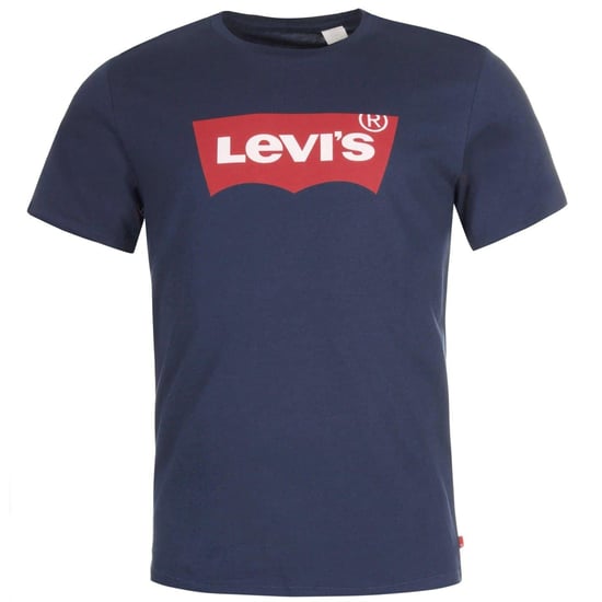Levis Mens Batwing Logo T-Shirt (Navy) - Image 1