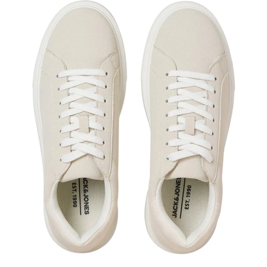 Jack And Jones Mens Aspire Cupsole Trainers (Moonbeam) - Image 3