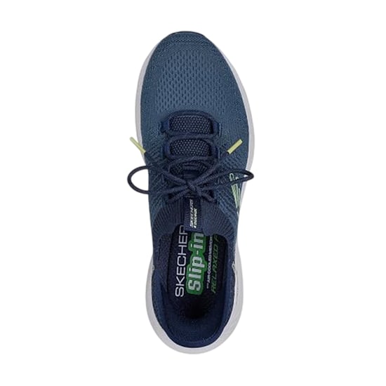 Skechers Mens Knitted Slip-In Trainers (Navy) - Image 4