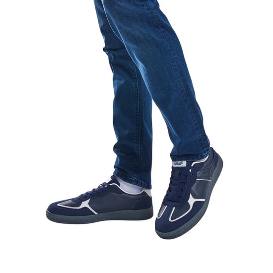 Jack And Jones Mens Morgen Combo Trainers (Navy Blazer) - Image 6